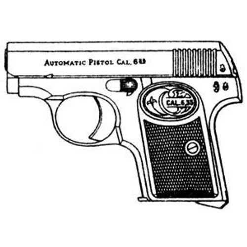 Automatic Pistol JF .25ACP, 6 Rd: