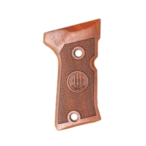 Beretta 92 Compact Type "L" Wood Grips (Checkered With Logo) Beretta 92 Compact Type "L" Wood Grips (Checkered With Logo)