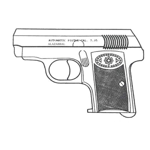 Automatic Pistol Alazabal 32ACP 6Rd