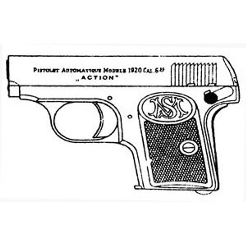 Action 1920, .25ACP, 6 Rd: