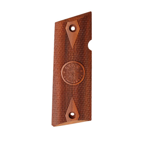 Star Super B Wood Grips (Checkered With Logo) Star Super B Wood Grips (Checkered With Logo)