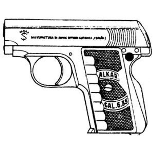 Alkar - 1924, .25ACP, 7 Rd: Alkar - 1924, .25ACP, 7 Rd: