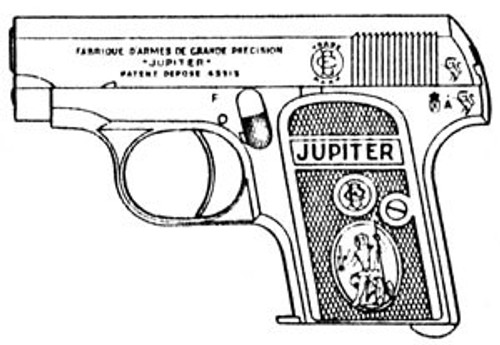 Jupiter VP, .25ACP, 6 Rd: Jupiter VP, .25ACP, 6 Rd: