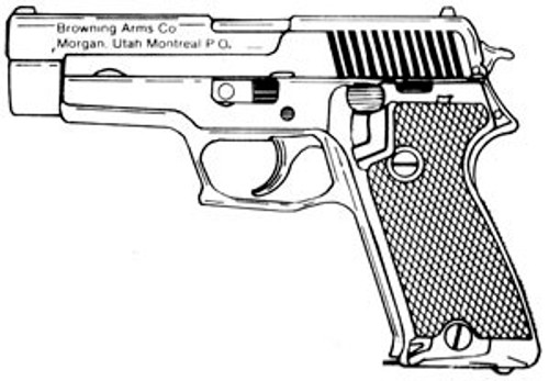 Browning BDA By Sauer, .45ACP, 7 Rd: