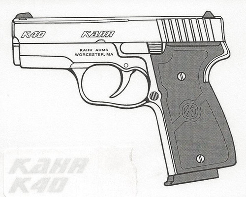 Kahr Arms K40 .40 S&W 6Rd Kahr Arms K40 .40 S&W 6Rd