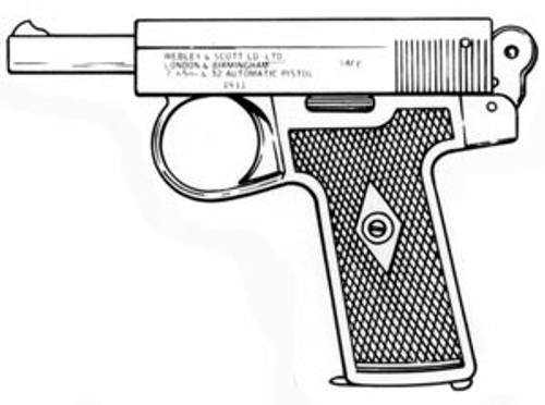 Webley & Scott 1911, .380ACP, 7 Rd: