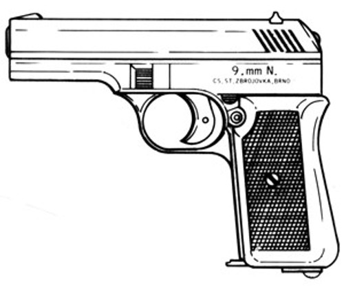 CZ 1922, .380ACP, 8 Rd: CZ 1922, .380ACP, 8 Rd: