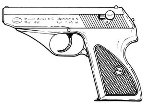 Mauser Hsc, .380ACP, 7 Rd: Mauser Hsc, .380ACP, 7 Rd: