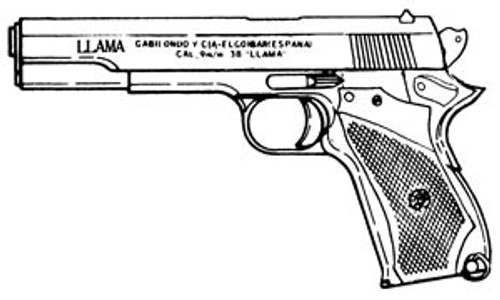 Llama Standard, 9MM, 7 Rd: Llama Standard, 9MM, 7 Rd: