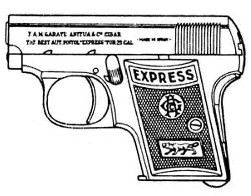 Express, .25ACP W/ Grip Safety: Express, .25ACP W/ Grip Safety: