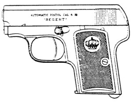 Regent Vp, .25ACP, 6 Rd: Regent Vp, .25ACP, 6 Rd: