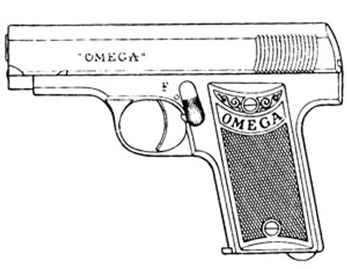 Omega Vp, .25ACP, 6 Rd: Omega Vp, .25ACP, 6 Rd: