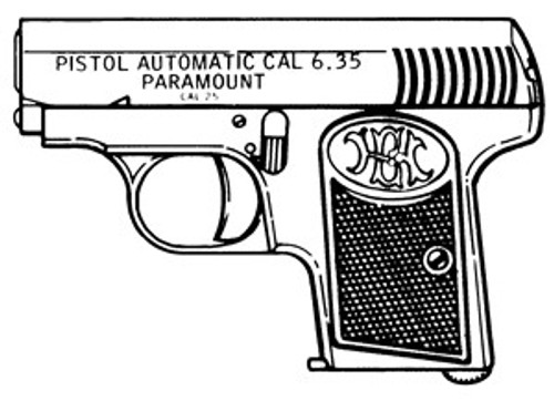 Paramount Vp, .25ACP, 6 Rd: Paramount Vp, .25ACP, 6 Rd: