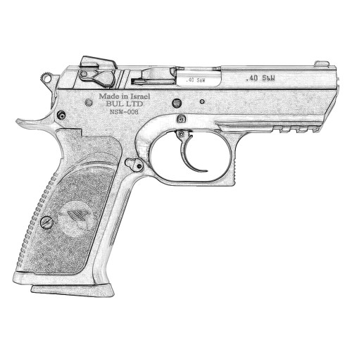 Baby Eagle, .40 S&W/41 Ae, 12 Rd, Factory Mag: Baby Eagle, .40 S&W/41 Ae, 12 Rd, Factory Mag: