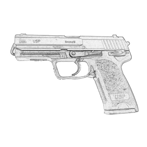 H&K USP 9MM 15 RD H&K USP 9MM 15 RD