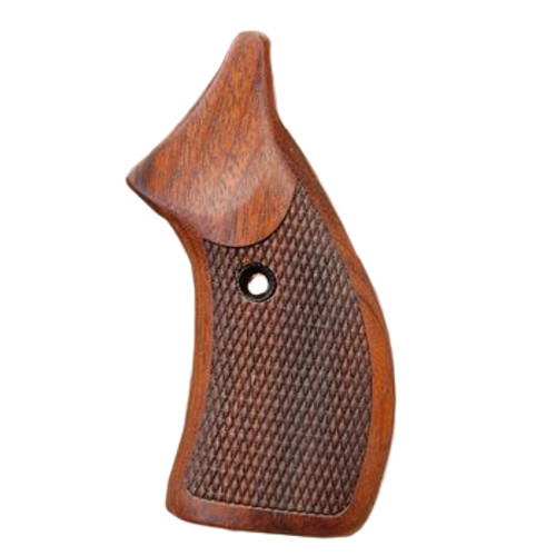 Smith & Wesson J Frame Round Butt Wood Grips Checkered Smith & Wesson J Frame Round Butt Wood Grips Checkered