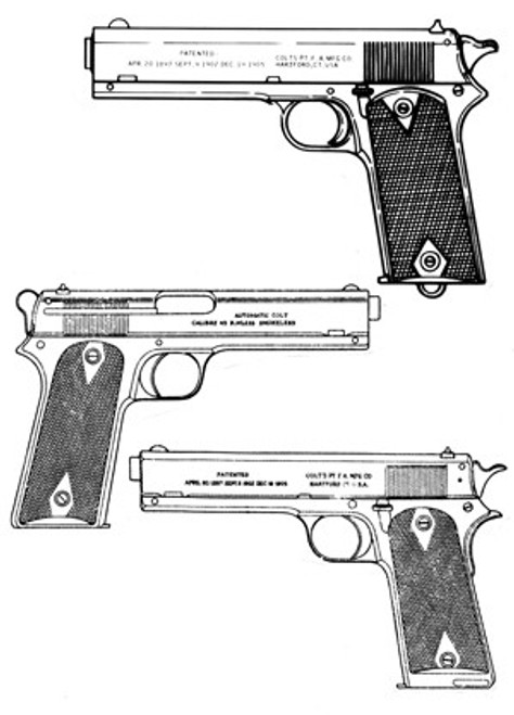Colt 1905, .45ACP, 7 Rd: Colt 1905, .45ACP, 7 Rd: