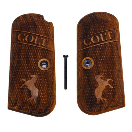 COLT 1903 HAMMERLESS .32 OR .380 WOOD GRIPS COLT 1903 HAMMERLESS .32 OR .380 WOOD GRIPS