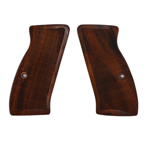 CZ MODEL 75 OR 85 WALNUT WOOD GRIPS ANATOMICAL DESIGN - Triple K