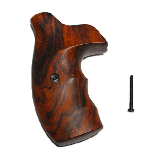 SMITH & WESSON K/L FRAME REVOLVER ROUND BUTT MODELS WALNUT WOOD GRIPS SMITH & WESSON K/L FRAME REVOLVER ROUND BUTT MODELS WALNUT WOOD GRIPS
