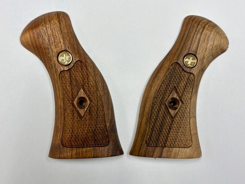 H&R MODEL 999 WOODEN GRIPS WITH MEDALLIONS