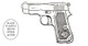 Beretta - 1935 (1934) .32ACP, 7 Rd Magazine Or Grips