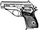 Bersa 84, .32ACP, 8 Rd: Or Grips