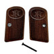 Browning FN 1906 Wood Grips (Checkered With Logo)