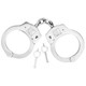 #805 Nickel Finish Imported Handcuffs