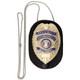 #722 Clip On Badge Holder With Chain