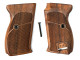 WALTHER P38 OR P1 WOOD GRIPS WITH GRIP SCREW