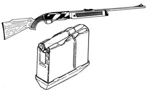 3-Pack 10-Round Magazines For Remington 742, 750, 74, 7400, 7600, 740, 760 In .30-06/.270