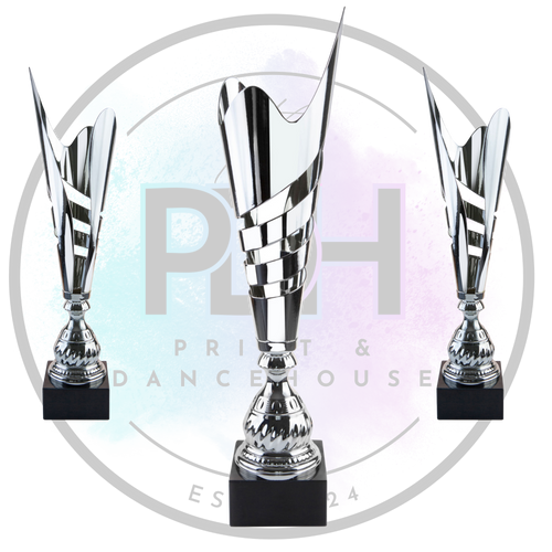 Silver Metal Fluted Award From £24.99