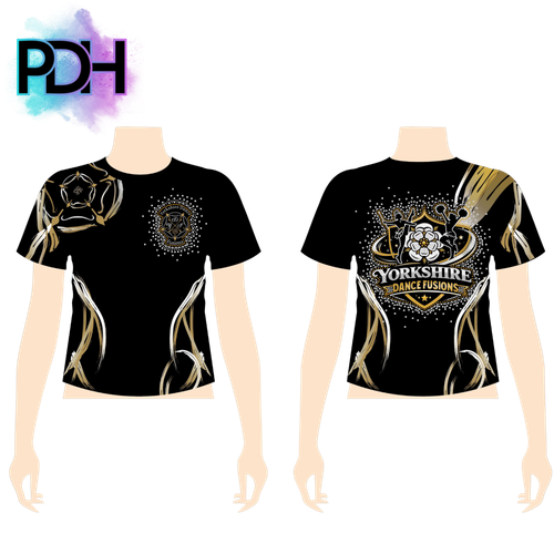 Rhinestone T-shirt YDF