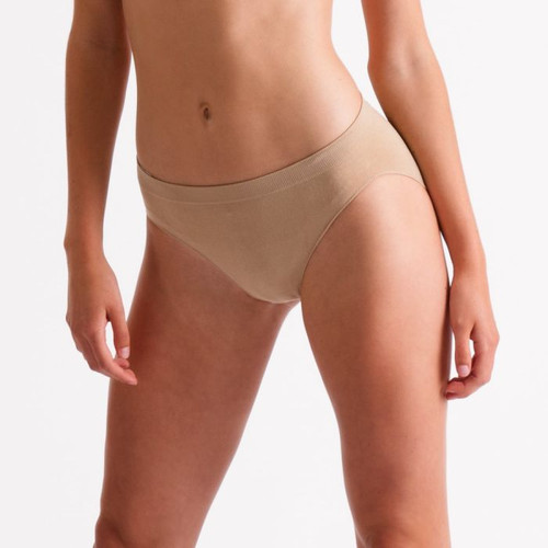 Nude Seamless High Cut Briefs