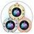 Round Medal- Star Design £1.25