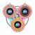Pink Glitter Medal - Ribbon and Centre included £2.50