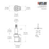 Push-Pull Pot Long Bushing Inch Shaft