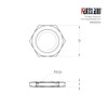 M8 Hex Nut Set