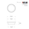 15/32"-32 Deep Thread Round Long Nut Set