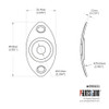 Oval Dented Jack Plate