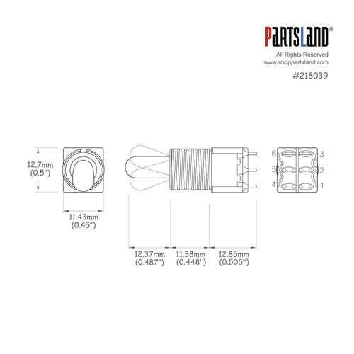 Ultra Switch / DP3T / ON-ON-ON