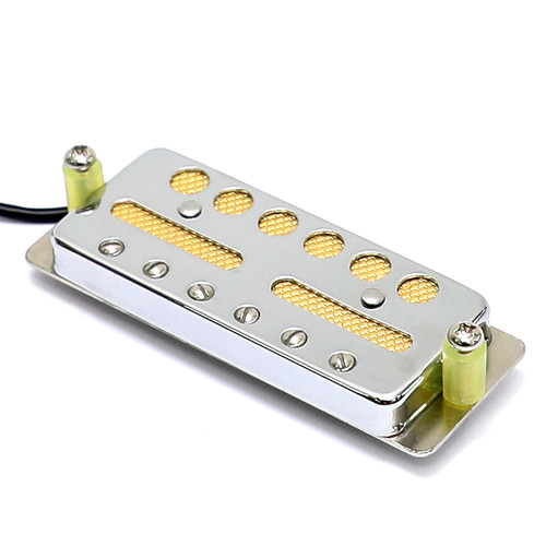 Vintage Teisco Style Gold Foil Guitar Pickups / Alnico 5