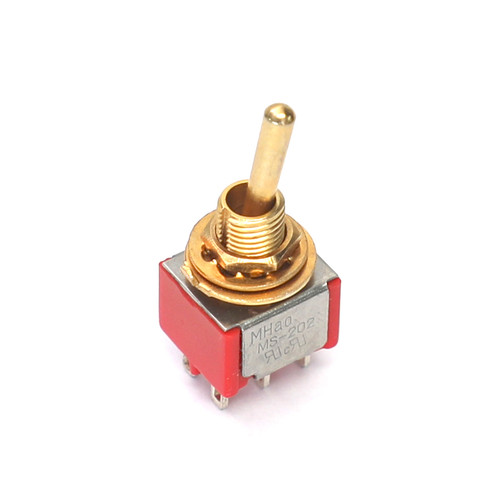 Deluxe Mini Toggle Switch / DPDT / ON-ON Deluxe Mini Toggle Switch / DPDT / ON-ON