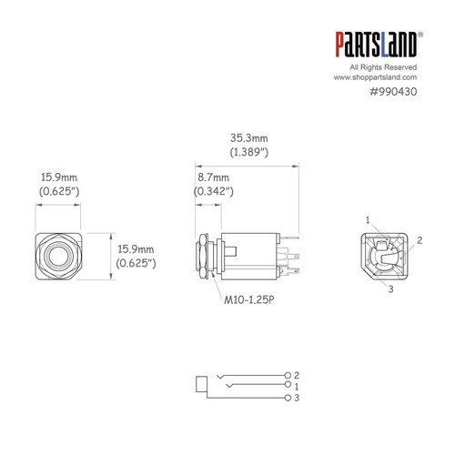 Box type Single Stereo Output Jack / 5-Lug Box type Single Stereo Output Jack / 5-Lug
