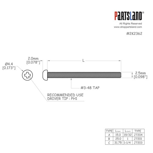 Humbucker Height Adjustment Long Screw Set Humbucker Height Adjustment Long Screw Set