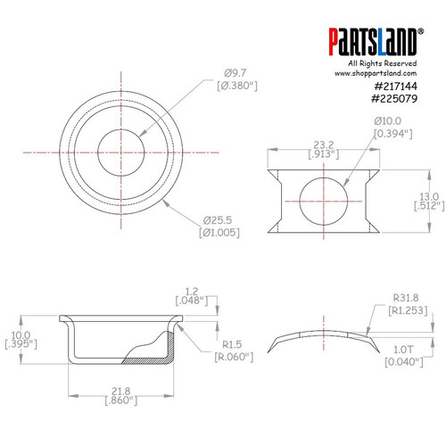 Vintage Style Tele Jack Socket