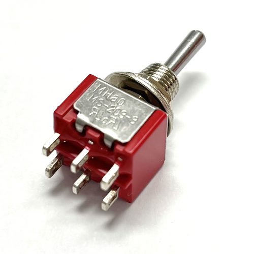 Mini Toggle Switches On-On-On DPDT