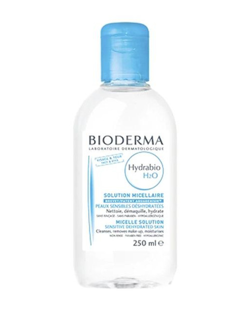 Agua micelar piel deshidratada hydrabio h2o 250 mL bioderma