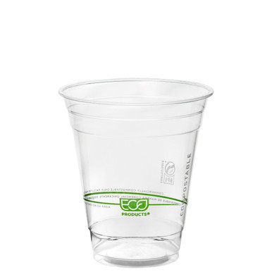 12oz GreenStripe Compostable Clear Cold Cup